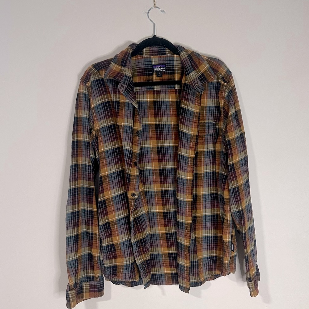 Patagonia Plaid Long Sleeve Top